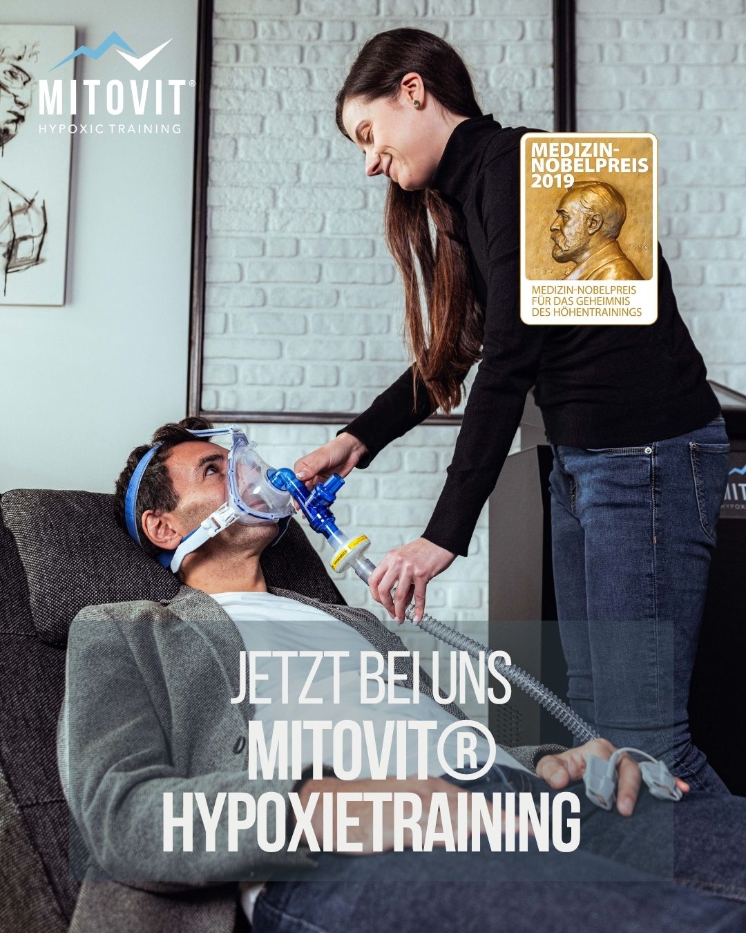 Hypoxietraining mit MITOVIT® – Höhenluft ganz entspannt erleben